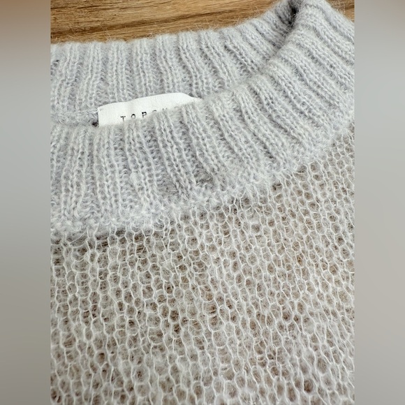 TopShop Open Stitch Sweater Vest Wool Size S -M NWT - Picture 11 of 13